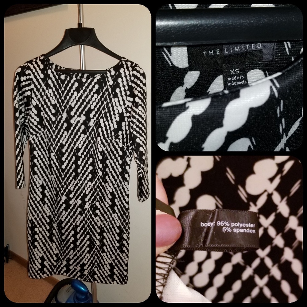 3/4 sleeve shift dress